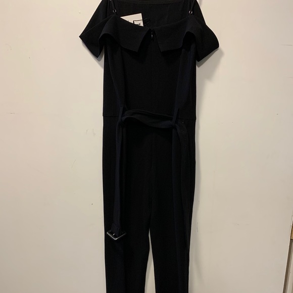 Theory Off the shoulder admiral crepe black ju - Picture 16 of 16